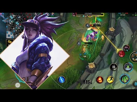 Akali Gameplay #1  - Classic Akali Gameplay LEAGUE OF LEGEND WILDRIFT x Nero