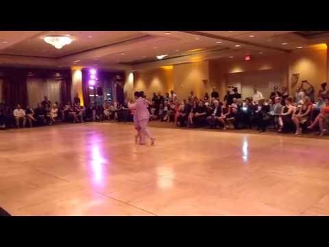  a  dance  to  the  tango  "  Ansiedad  "  by  Juan D'Arienzo  at  New Orleans Tango Festival  in  2016