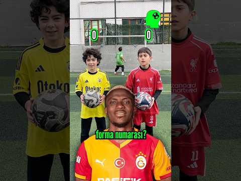 ⚽️ Forma Numarasını Tahmin Et, Golü At! #43