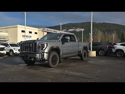 2026 GMC Sierra 3500HD 4WD Crew Cab Standard Box Denali in Silver for sale at Salmon Arm Chevrolet Buick GMC in Salmon Arm, BC