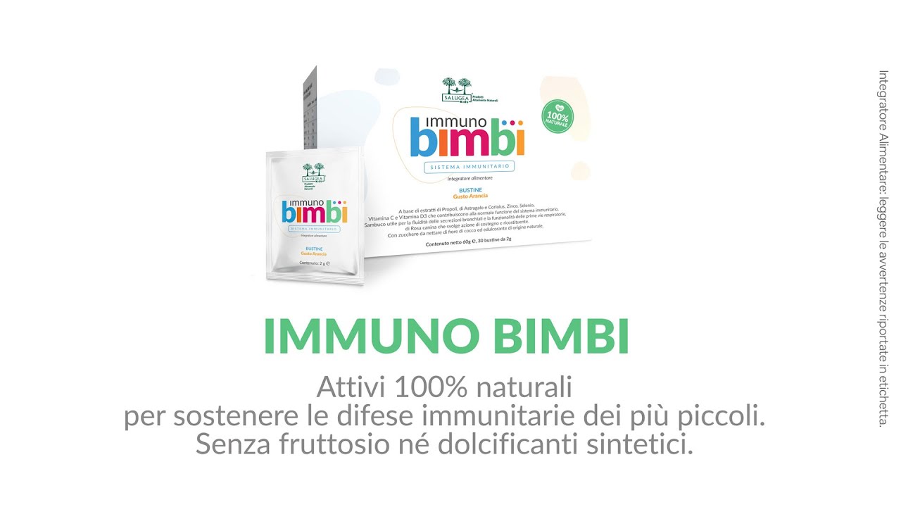 Immuno Bimbi Salugea Integratore per le Difese Immunitarie dei Bambini