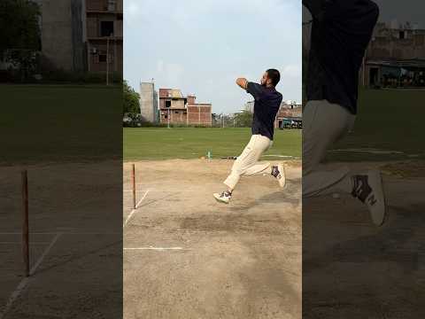 6.3 feet fast bowler ☠️ bowling action #bowlervibes #cricket #fastbowlingdrills #fastbowling
