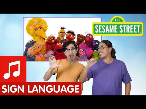 セサミストリートセサミストリートのアルファベットの歌をアメリカ手話で歌います。 (Sesame Street: Sing the Sesame Street Alphabet Song in American Sign Language (ASL))