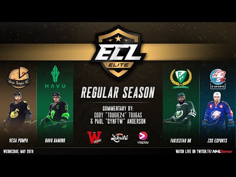 Vesa Pompa vs. HAVU Gaming & Färjestad BK vs. ZSC Esports - ECL 12 Elite | NHL 21 EASHL 6s