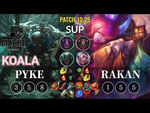 MCX Koala Pyke vs Rakan Sup - KR Patch 10.25