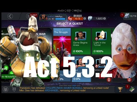 Act 5.3.2 Boss (Howard The Duck) Fight  - Marvel Contest of Champions