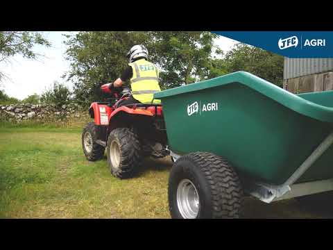 Kippanhänger 500 Liter, für Quad, ATV & Rasentraktor