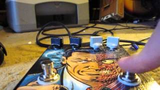 DenTone Two Face fuzz pedal demo- two fuzz faces in one!