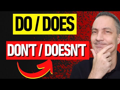 Como Usar DO, DOES, DON'T, DOESN'T | SIMPLE PRESENT Como Você Nunca Viu