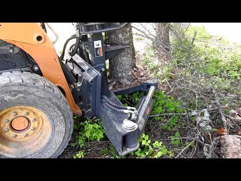 Allattach 16" tree shear demonstration