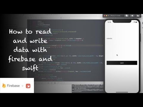 How to read and write data in  firebase  and swift