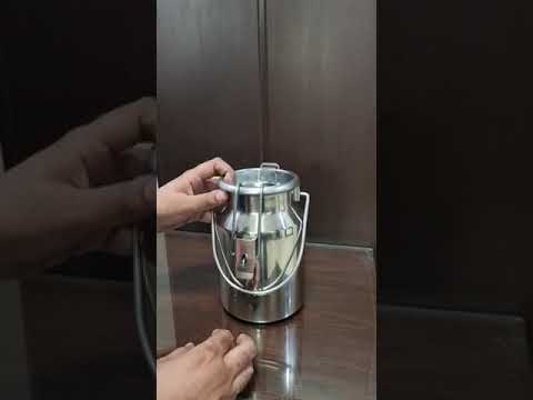 02 Liters Stainless Steel Milk Can ( Locking Type )