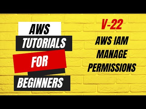 AWS IAM Manage Permissions