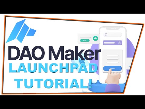 DAO Maker LaunchPad TUTORIAL! Große Projekte auf Ethereum! Go-to-Plattform für Investitionen.