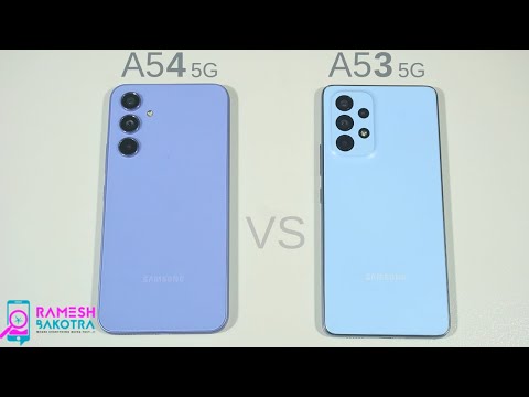 Samsung Galaxy A54 5g vs Galaxy A53 5g Speed Test and Camera Comparison