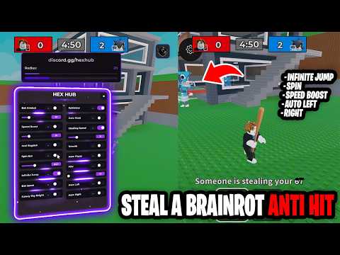 Steal a Brainrot Duel Script Auto Left, Auto Right Steal, Instant Steal, Speed Steal, Infinite Jump