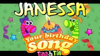 Tina&Tin Happy Birthday JANESSA (Personalized Songs For Kids) #PersonalizedSongs