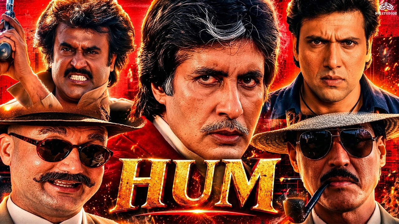 😎 अमिताभ बच्चन का धमाकेदार अवतार 💥 || Hum Full Movie HD | Superhit Action Film