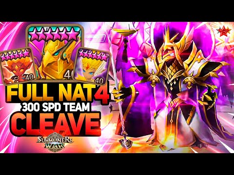 FULL 300 SPD NAT4 CLEAVE - Summoners War