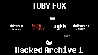 Toby Fox - Hacked Archive 1