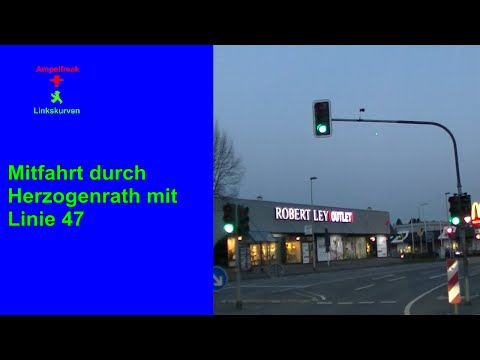 Mitfahrt auf der Linie 47 durch Herzogenrath