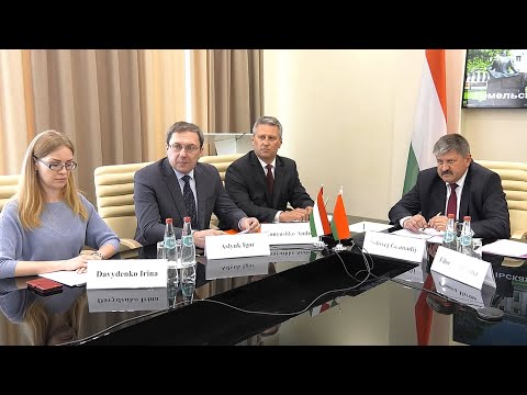 Падпісана Пагадненне аб супрацоўніцтве ў розных сферах з Самакіраваннем венгерскай вобласці Дзьёр-Машон-Шапрон видео