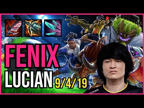 FENIX - LUCIAN vs. JHIN ADC | NA GRANDMASTER | PATCH 10.25