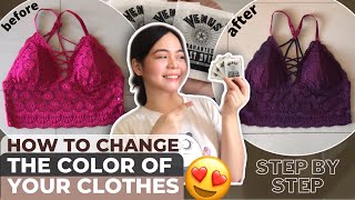 PAANO MAG JOBOS/DYE NG DAMIT (HOW TO DYE CLOTHES) | easy step by step