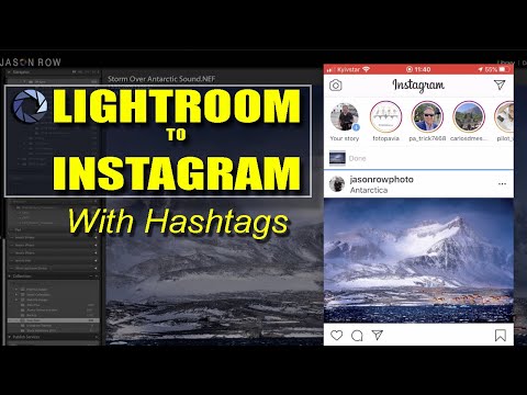 Lightroom to Instagram Workflow | With Predicitive Hashtags
