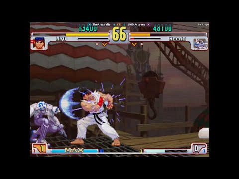 SFIII 3RD STRIKE: Alex Valle ( RYU ) VS SHD Artayes ( NECRO ) FIGHTCADE FT3 SET