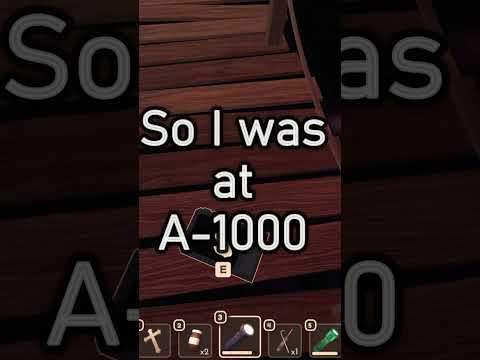 I ALMOST DIED AT A-1000... (Roblox Doors)