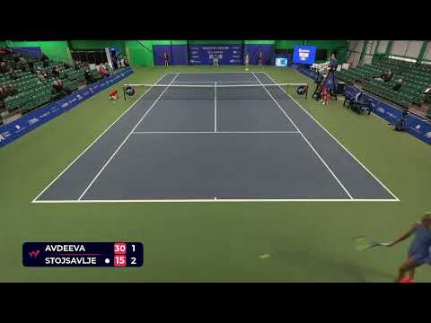 Julia Avdeeva [8] (RUS) vs Mika Stojsavljevic [WC] (GBR) // 4-6 2-6 // W100 Wrexham // 1st Round