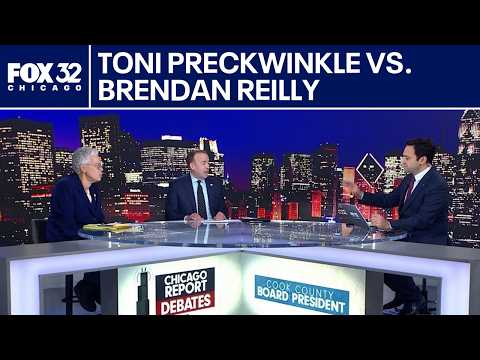 FULL DEBATE: Cook County Board president candidates spar over crime, property taxes