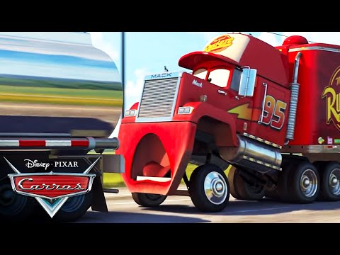 Capa de Aventuras Hauler com Mack e Relâmpago McQueen | Pixar Carros