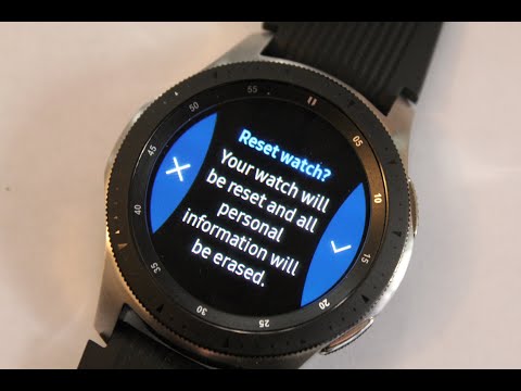 Samsung Galaxy gear watch Factory data reset