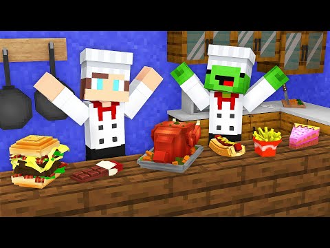Mikey & JJ MASTERING Minecraft Cooking (Maizen)