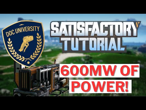 How to build a Starter Coal Plant in Satisfactory [Doc University]