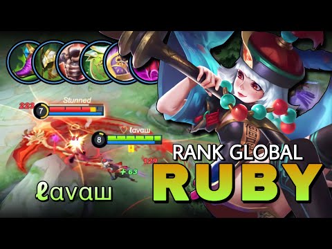 Ruby Tank Build 100% Annoying!! Ruby Best Build 2022 | Top Global Ruby Gameplay by ℓαναш - MLBB