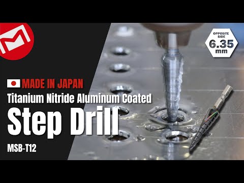 Step Drills of Titanium Aluminum Nitride Coating【MSTB-T12】MARVEL CORPORATION
