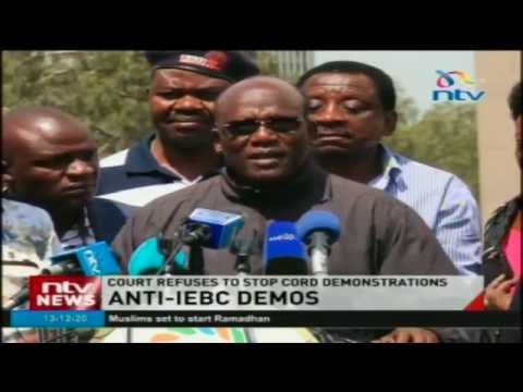 Court refuses to stop CORD demonstrations orders police to provide security