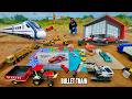 I Build Bullet Train Track From RC Traxxas Vehicles Chatpat Toy TV