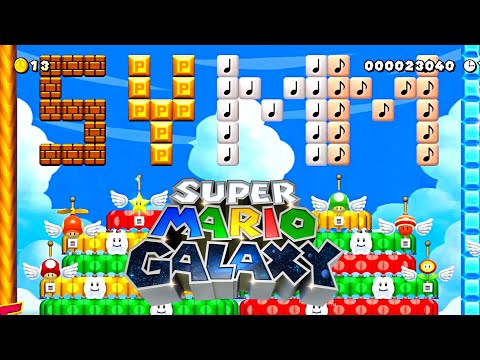 Super Mario Maker 2 🔧 Wooden Vessel Galaxy 100% + Cake 🔧 RBC #5YMM