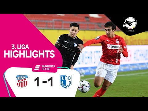 FSV Zwickau - 1. FC Magdeburg | 16. Spieltag, 2021/2022 | MAGENTA SPORT