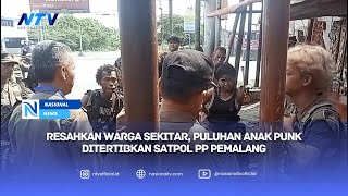 Download lagu RESAHKAN WARGA SEKITAR, PULUHAN ANAK PUNK DITERTIBKAN SATPOL PP PEMALANG mp3