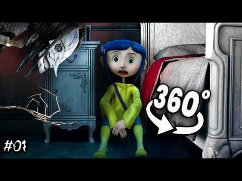 Find Coraline in 360° Before The Beldam Grabs Her | Scary VR 360 Video
