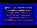 L T D  – Back In Love Again (karaoke)