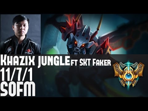 SofM | Kha'zix đi rừng ft SKT Faker (Le'Blanc) rank Hàn bậc Thách Đấu | v6.8