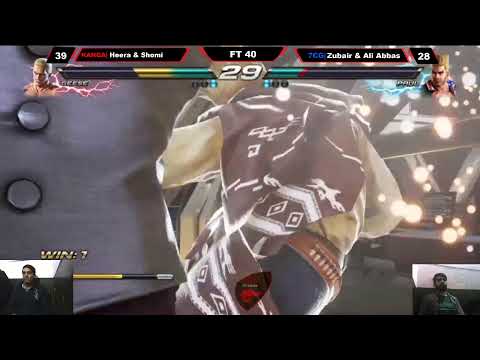 Tekken 7 KANGA| Heera & Shomi VS 7CG| Zubair & Ali Abbas  FT 40