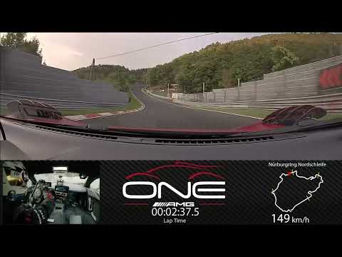 Aan boord van de Mercedes-AMG ONE | Nürburgring Nordschleife Ronderecord | 6:29.09