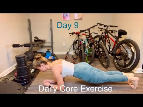 1 minute plank + 20 reps bicycle crunch | Real Time | Day 9
